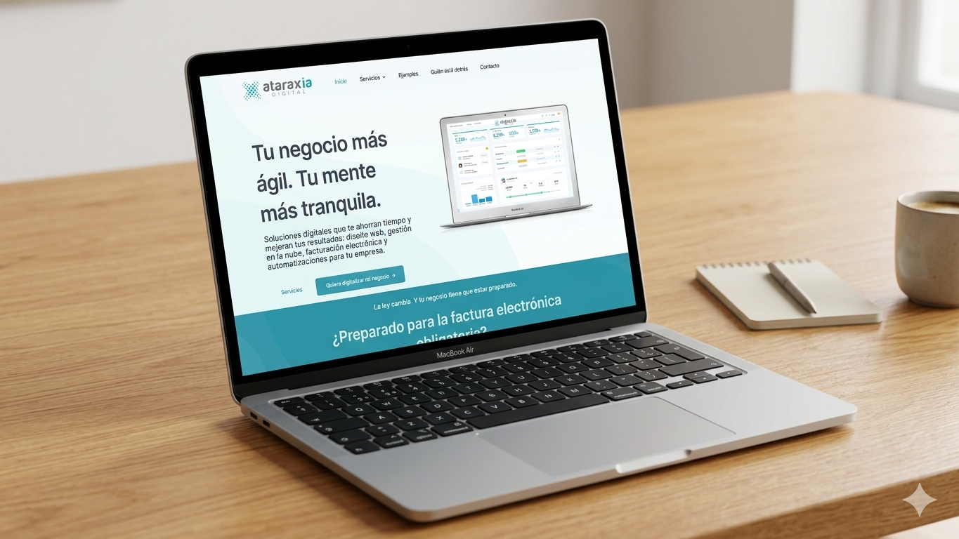 Ejemplo de web diseñada por Roberto Artes Gráficas